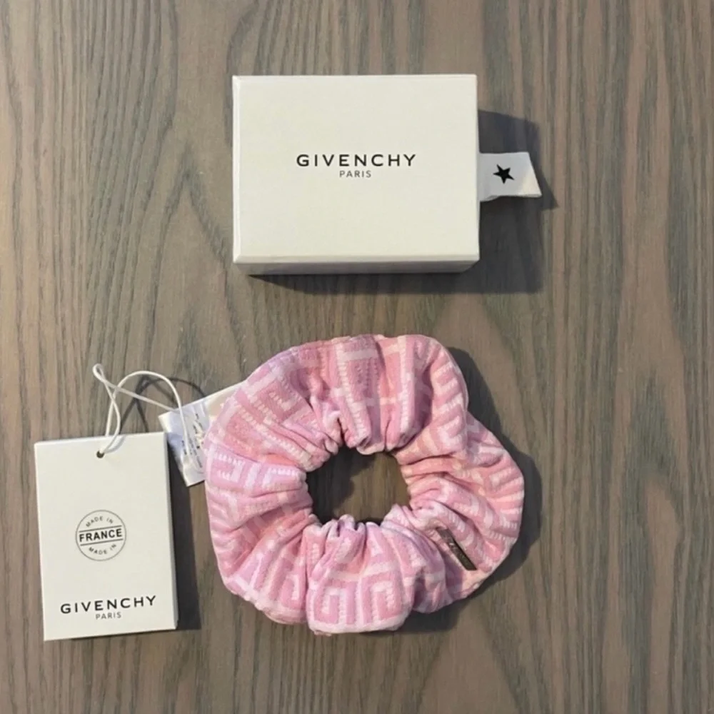 GIVENCHY TODDLER GIRL JACQUARD SCRUNCHIE